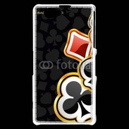 Coque Sony Xperia Z1 Compact Carte de poker