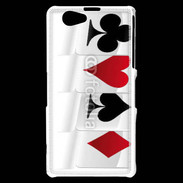 Coque Sony Xperia Z1 Compact Carte de poker 2