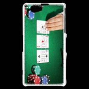 Coque Sony Xperia Z1 Compact Table de poker