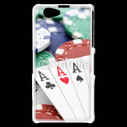 Coque Sony Xperia Z1 Compact Passion du poker