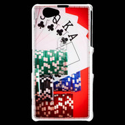 Coque Sony Xperia Z1 Compact Passion du poker 2
