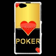 Coque Sony Xperia Z1 Compact Poker 6