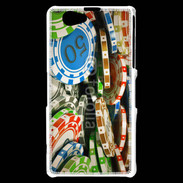 Coque Sony Xperia Z1 Compact Jetons de poker en folie