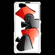 Coque Sony Xperia Z1 Compact Carte à jouer 