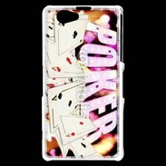 Coque Sony Xperia Z1 Compact Poker and fire 1