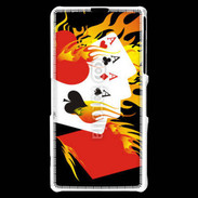 Coque Sony Xperia Z1 Compact Cartes et feu
