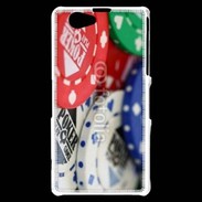 Coque Sony Xperia Z1 Compact Jetons de poker en vrac 1