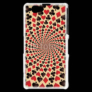 Coque Sony Xperia Z1 Compact Spirale symboles de carte