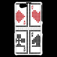 Coque Sony Xperia Z1 Compact Pixel card