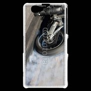 Coque Sony Xperia Z1 Compact Roue en feu dragster 8