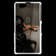 Coque Sony Xperia Z1 Compact Femme sexy moto 3