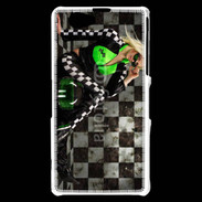 Coque Sony Xperia Z1 Compact Femme sexy moto 4