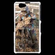 Coque Sony Xperia Z1 Compact Moto cross dans la boue 15