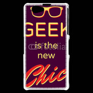 Coque Sony Xperia Z1 Compact Geek is the new chic