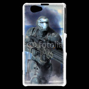 Coque Sony Xperia Z1 Compact Soldat futuriste
