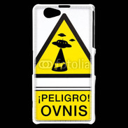 Coque Sony Xperia Z1 Compact Warning Ovni