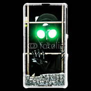Coque Sony Xperia Z1 Compact Œil vert Alien
