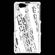 Coque Sony Xperia Z1 Compact Portée de note 5