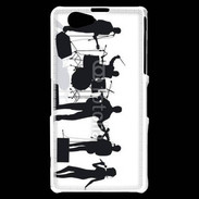 Coque Sony Xperia Z1 Compact Groupe de musicien et chanteur