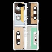 Coque Sony Xperia Z1 Compact Music audio tape vintage