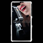 Coque Sony Xperia Z1 Compact Chanteuse 1