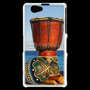 Coque Sony Xperia Z1 Compact Tambour et maracas africain