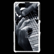 Coque Sony Xperia Z1 Compact Musicien de blues à la guitare