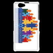 Coque Sony Xperia Z1 Compact Puzzle religieux