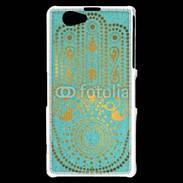 Coque Sony Xperia Z1 Compact Islam turquoise 25