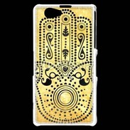 Coque Sony Xperia Z1 Compact Islam noir et jaune 25