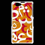 Coque Sony Xperia Z1 Compact Paterne de lettres Arabes 140