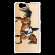 Coque Sony Xperia Z1 Compact Dressage Equitation 3