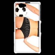 Coque Sony Xperia Z1 Compact Football féminin