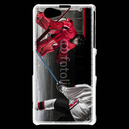 Coque Sony Xperia Z1 Compact Gardien de Hockey sur glace