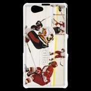 Coque Sony Xperia Z1 Compact Joueur de Hockey sur glace
