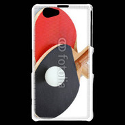 Coque Sony Xperia Z1 Compact Raquette de Ping pong