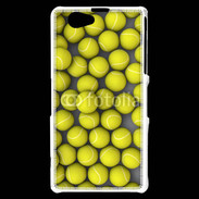 Coque Sony Xperia Z1 Compact Folie de balles de tennis