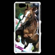 Coque Sony Xperia Z1 Compact Saut d'obstacle Equitation