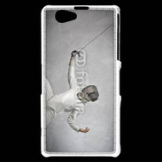 Coque Sony Xperia Z1 Compact Escrime noir et blanc