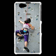 Coque Sony Xperia Z1 Compact Mur d'escalade