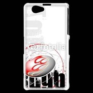 Coque Sony Xperia Z1 Compact Rugby passion 2