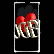 Coque Sony Xperia Z1 Compact J'aime le rugby 2