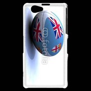 Coque Sony Xperia Z1 Compact Ballon de rugby Fidji