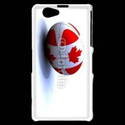 Coque Sony Xperia Z1 Compact Ballon de rugby Canada