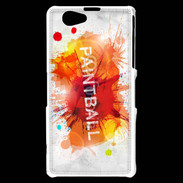 Coque Sony Xperia Z1 Compact Paintball 1