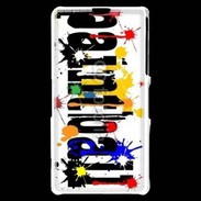 Coque Sony Xperia Z1 Compact Paintball logo 1
