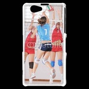 Coque Sony Xperia Z1 Compact Joueuses de volleyball au filet 2