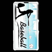 Coque Sony Xperia Z1 Compact Passion du Baseball 5