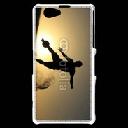 Coque Sony Xperia Z1 Compact beach soccer couché du soleil