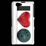 Coque Sony Xperia Z1 Compact J'aime le Bowling